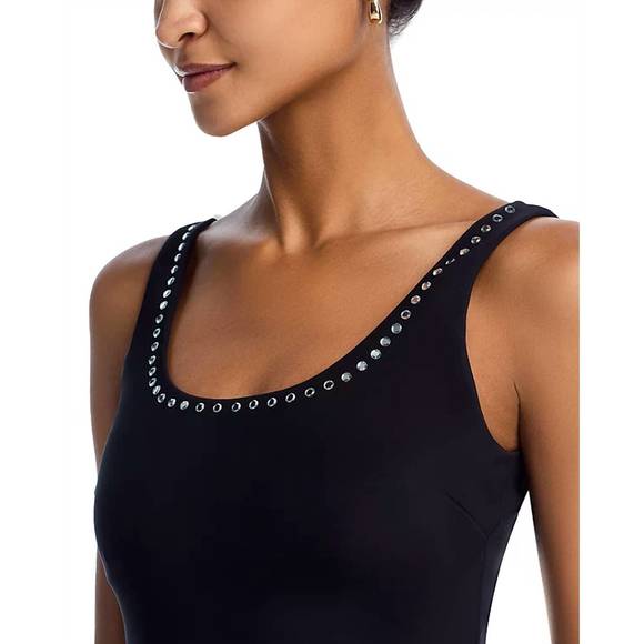 NEW CHIARA BONI la petitie robe kijuro one-piece swimsuit in black - Picture 3 of 4